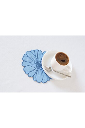 caka home design 4-Piece Cocktail Napkin Daisy (Mixed Color)