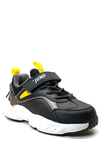 Jump 29605 Orthopedic Boy Black/Yellow Sneaker