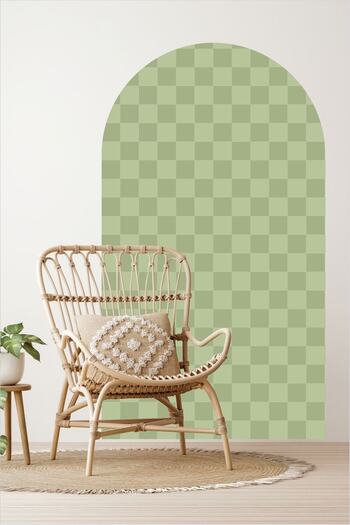 Piksel Grafik Mosaic Pattern Bohemian Oval Wall Sticker