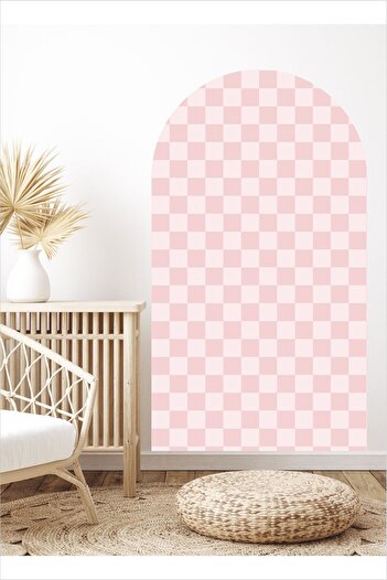 Piksel Grafik Mosaic Pattern Bohemian Oval Wall Sticker