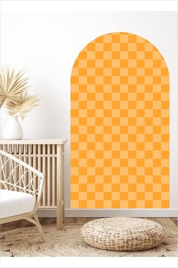 Piksel Grafik Mosaic Pattern Bohemian Oval Wall Sticker