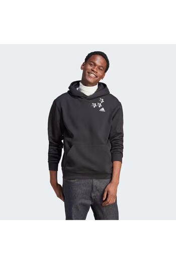 adidas Ανδρικό φούτερ BL FL HD Q3 FL BLACK