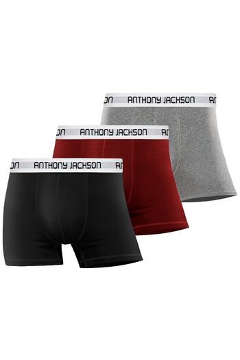 ANTHONY JACKSON Box of 3 Lycra Premium Men's Boxers