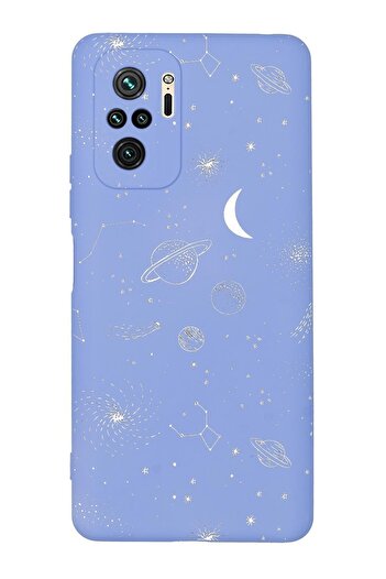 mooodcase Redmi Note 10S Space Pattern Premium Silicone Phone Case