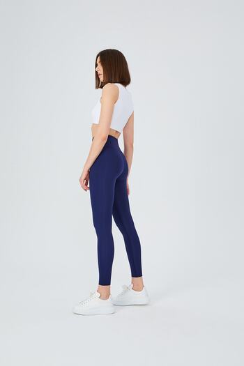 UP&FIT Push Up High Waist Control Κολάν Navy Blue