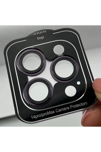 OSG "Purple-Deep Purple" iPhone 14Pro/14Pro Max Compatible Sapphire Glass a Quality Camera Lens Protector