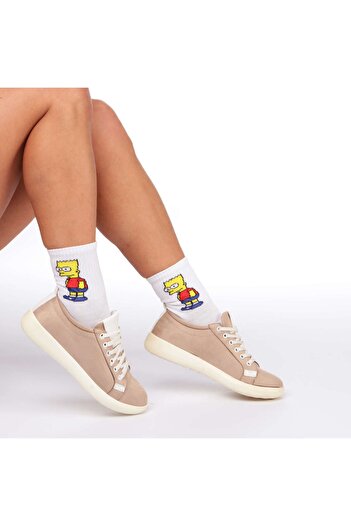 Esinti Men's Socks Women's Socks Long Sports Socks Patterned Socket Socks Colorful Socks 5 Pieces