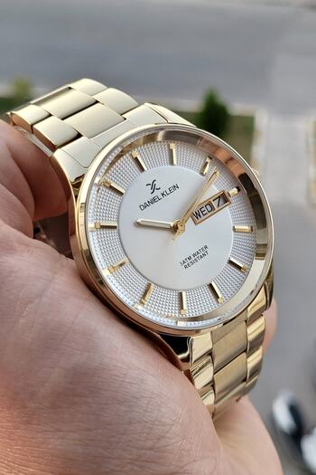 Daniel Klein Steel Cord Men's Calendar Wristwatch