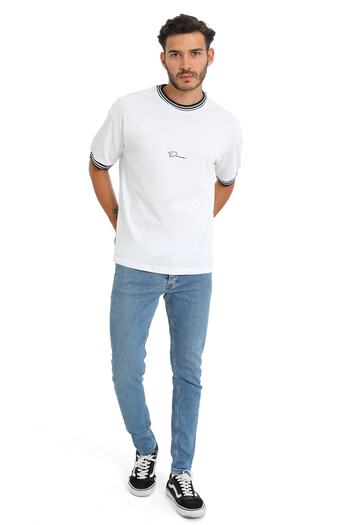 C&C OKULCUNUZ Tricou de vară unisex New Season Oversize Mold Guler