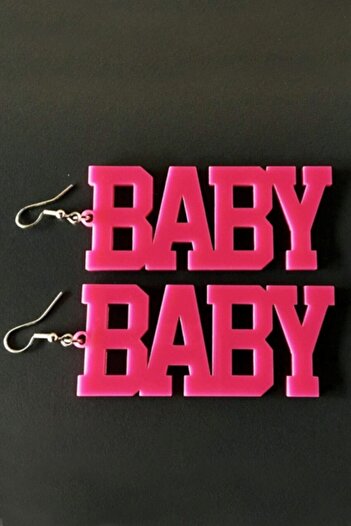Atölyeda Shiny Plexi Baby Double Women's Earrings