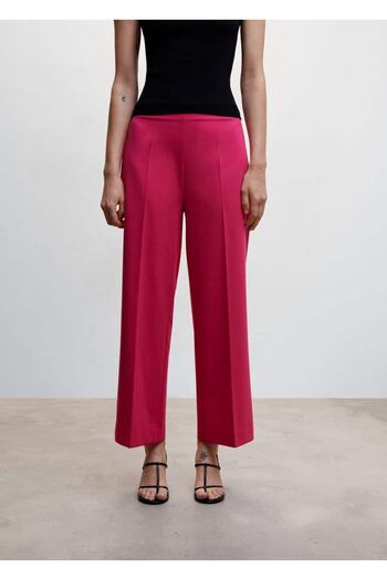 MANGO Woman Παντελόνι Culotte σε ίσια κοπή