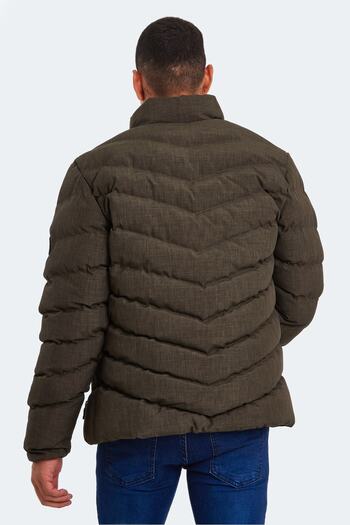Slazenger Head New in Men's Inflatable Khaki Coat & Jacket