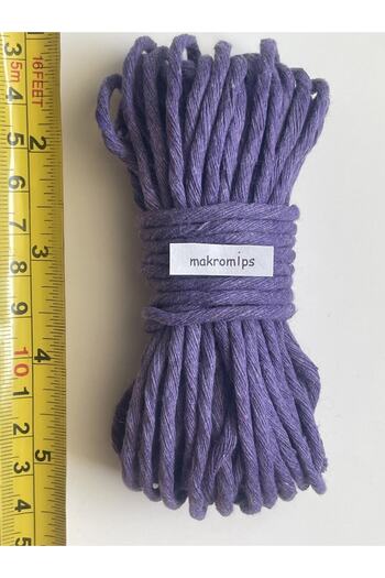 Makromİps MAKROME İP (10 metre) TEK BURGULU TARANABİLİR İPİ