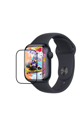 Deppo Trend Apple Watch SE 6 5 4 44mm Compatible Watch Screen Protector Shock Resistant Full Coverage Flexible Nano Glass