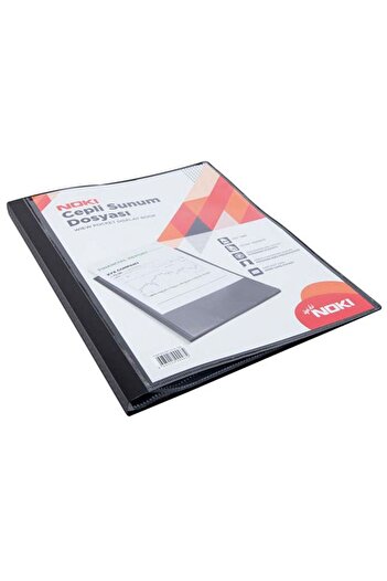 Noki Чорний NOKİ презентаційний файл - з кишенею, 40-й, модель 64140-N-190, 1 штука
