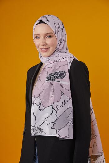 Differenza LOTUS PATTERNED SHAL - POWDER