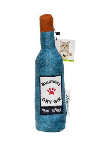 WaowPets Animal Products Bottle Toy, Dog Toy, Cat Toy, Plush Toy (Turquoise)