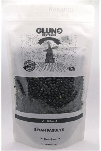 Gluno Glutensiz Siyah Fasulye 500g