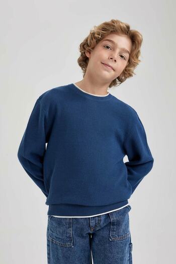 DeFacto Boy's Crew Neck Sweater U8991a623wn