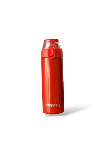 Bear&Dear B&d Çelik Termos -matara-suluk- Şeffaf Kapak 450ml Kalemlik Hediye