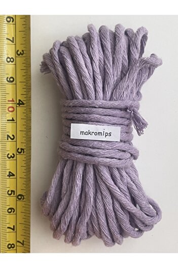Makromİps EN UCUZ MAKROME İP (10 metre) TARAMA GÖKKUŞAĞI AVİZE ÇANTA SEPET SUPLA ÇOK AMAÇLI HOBİ İPİ