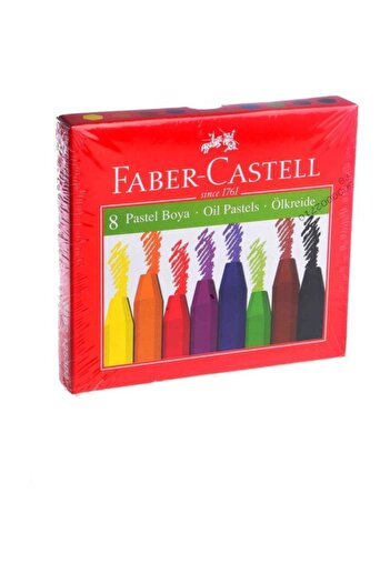 Faber Castell 8 Colors Pastel Paint Cardboard Box125308