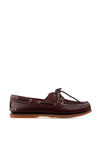 Timberland Men's Classic Brown Leather Boat Shoes TB0250772141