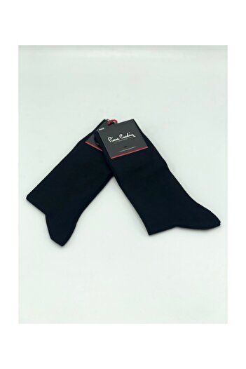 Pierre Cardin Flat Men's Socks -900 Black-6 Pack Socks Single Size 40-44