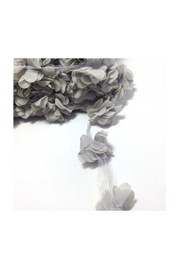 CAN 12 Pieces Laser Cut Meter Tulle Flower Gray – Tulle – Tulle – Tulle