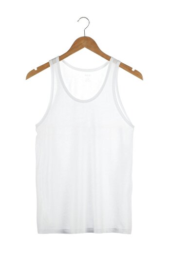 Dagi Men's White Cotton Undershirt