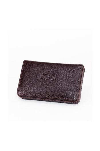 WEST POLO CÜZDAN West Polo Brown Γνήσιο Δερμάτινο Κάλυμμα Μαγνήτης Ανδρική θήκη κάρτας W 22043003