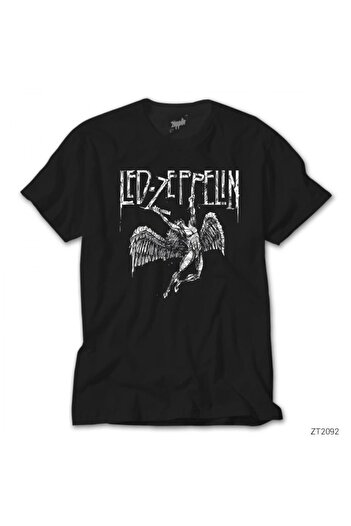 Z zepplin Led Zeppelin Failing Angel Black T-Shirt