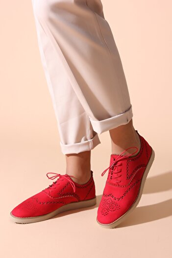 ROVIGO Red Women's Ballerinas061001-06