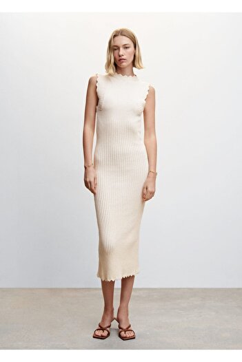 MANGO Woman Backless Knitwear Dress