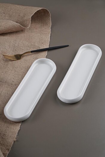 ACAR 28 Cm Bianco Perla Porcelain Olive Bowl