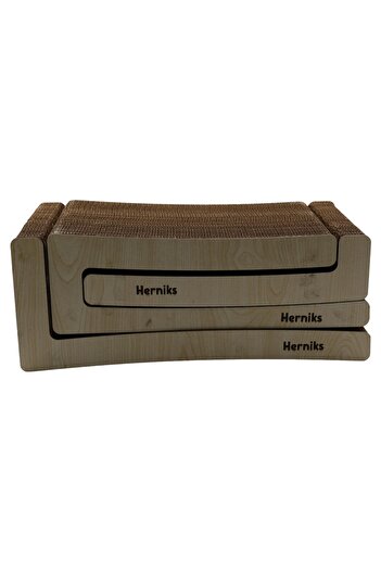 Herniks Natural Cat Herb Cat Scratching Cardboard 44 Cm - HR2028
