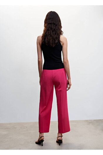 MANGO Woman Düz Kesim Culotte Pantolon
