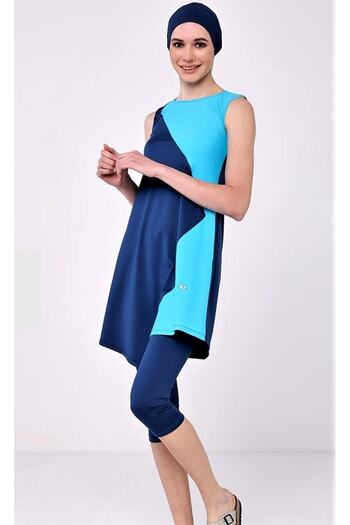 TESMAY Lycra Semi-Covered Pool Swimsuit