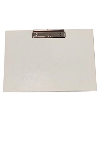 Kaizen Market White Wooden A4 Size Secretary with Side Clip and Magnet on the Back