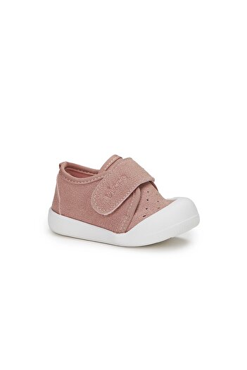 Vicco Anka Model Basic Baby Girl and Child First Step Casual Shoes - Powder Slippers