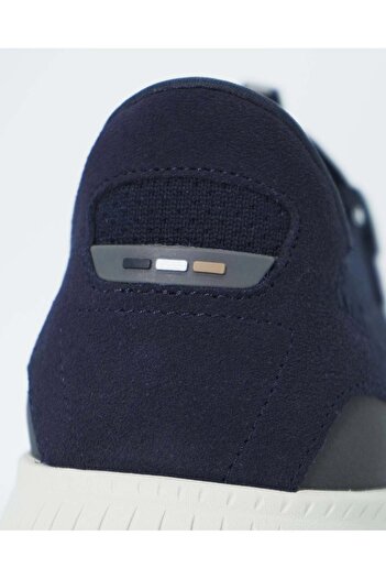 BOSS Erkek Bağcıklı Marka Logolu Spor Stil Lacivert Sneaker 50498904-401