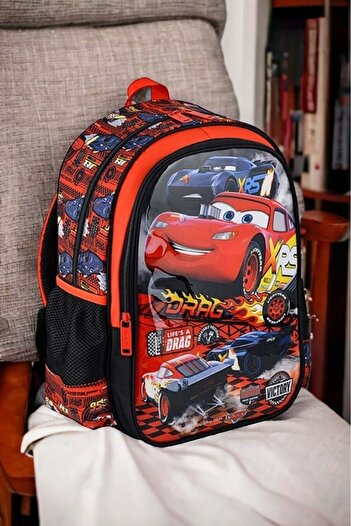 CARS Boy's Cars Hawk Victory Primary School Bag School Set (5 Pieces)