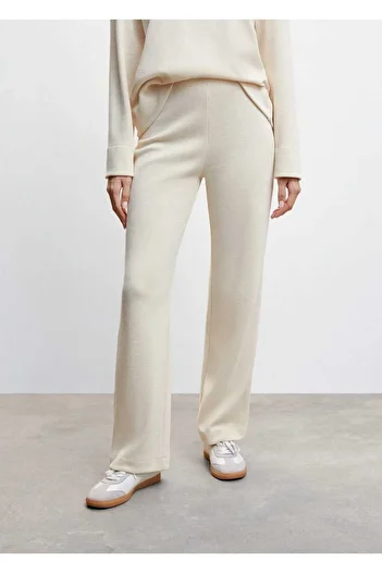 MANGO Woman Corded Woven Trousers
