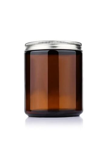 Bcplast European Model 500 ml Amber Glass Jar