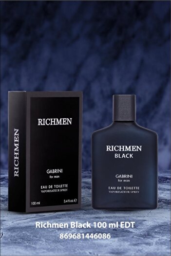 Gabrini Richmen Black For Edt Erkek Parfüm 100 ml