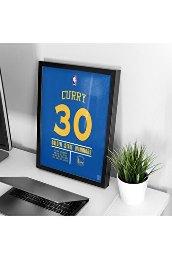 Sekiz Numara Stephen Curry Golden State Forma Poster Tablo