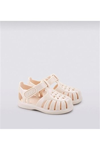 IGOR Ivory Shiny Baby Sandals Tobby Gloss