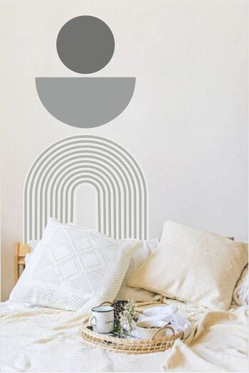 Piksel Grafik Geometric Bohemian Wall Sticker