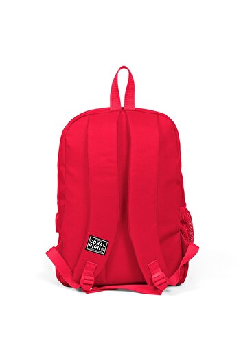 Coral High Kırmızı Nakış Logolu Dört Bölmeli Usb'li Sırt Çantası 24103