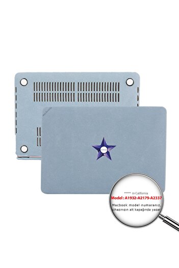 Mcstorey Macbook Air M1 Kılıf 13inç Kumaş Kaplama Kılıf A1932 A2179 A2337 Ile Uyumlu Goat